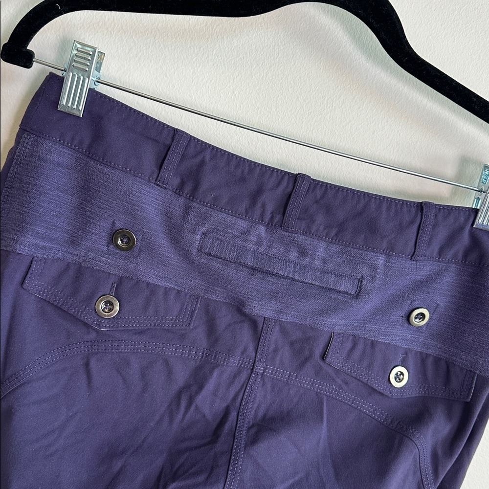 LuLuLemon Womens Low Rise Breathable Cycling Athleisure Active Pants 6 Purple - Picture 7 of 12